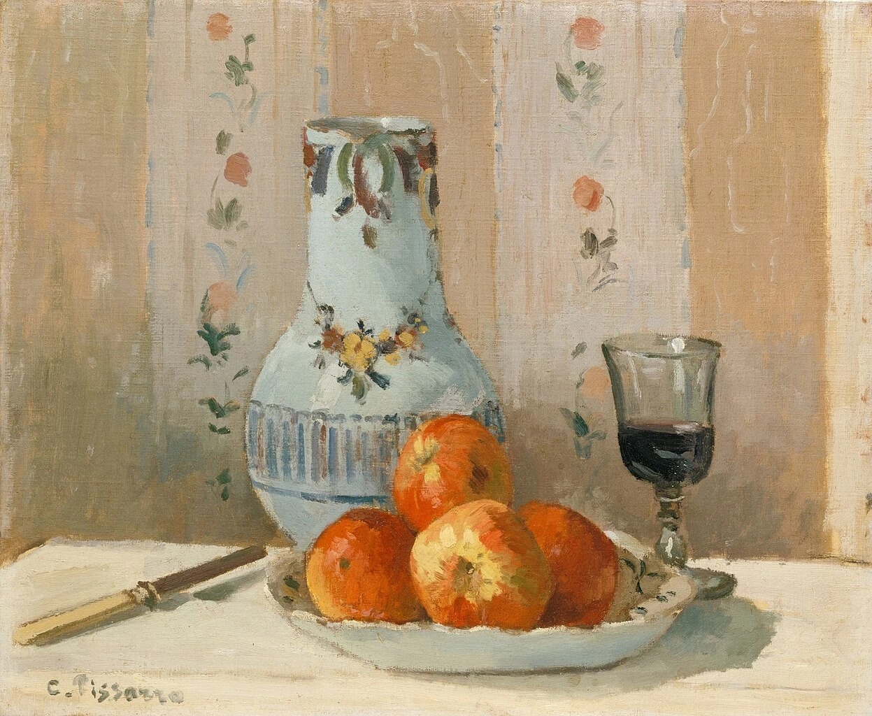 Natura morta con mele e brocca, 1872 - Metropolitan Museum of Art, New York